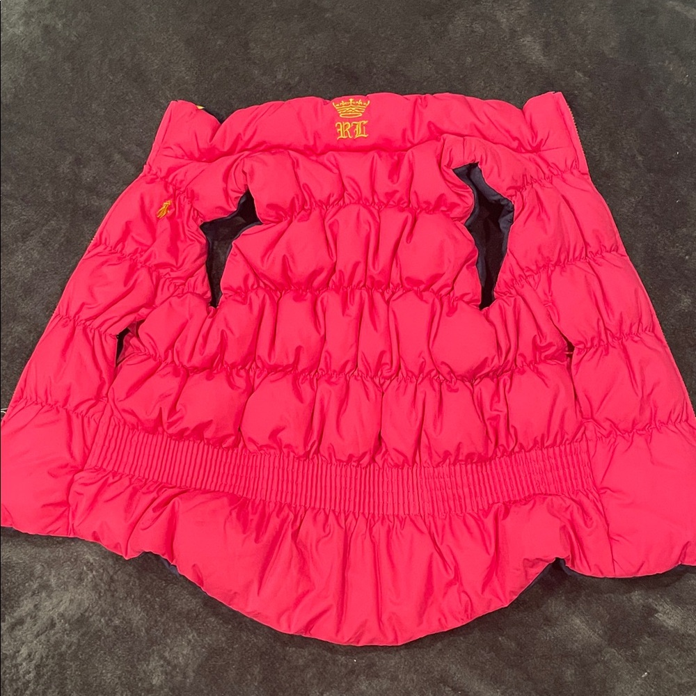 Ralph Lauren Pink reversible puffer vest